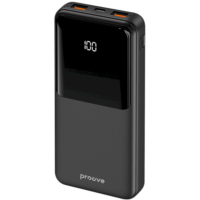 Повербанк PROOVE Illuminator 22.5W 10000mAh Black