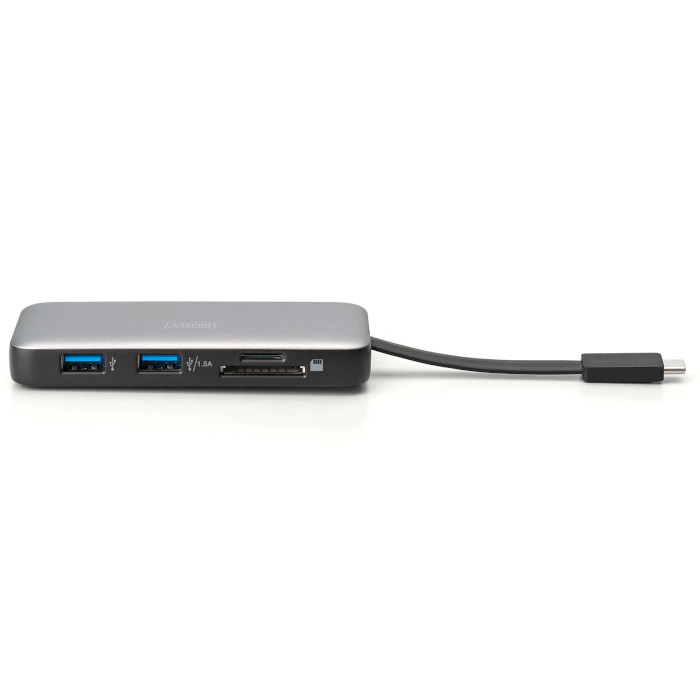 Порт-реплікатор DIGITUS USB-C 7-Port Travel Docking Station (DA-70916)