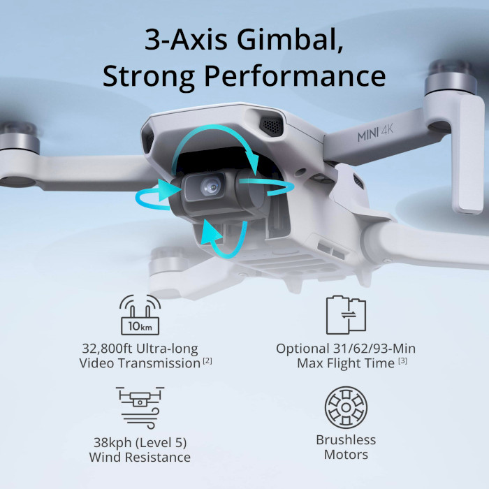 Квадрокоптер DJI Mini 4K w/RC-N1 (CP.MA.00000798.01)