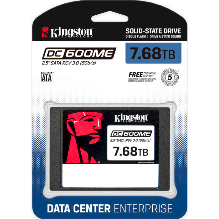 SSD диск KINGSTON DC600ME 7.68TB 2.5" SATA (SEDC600ME/7680G)