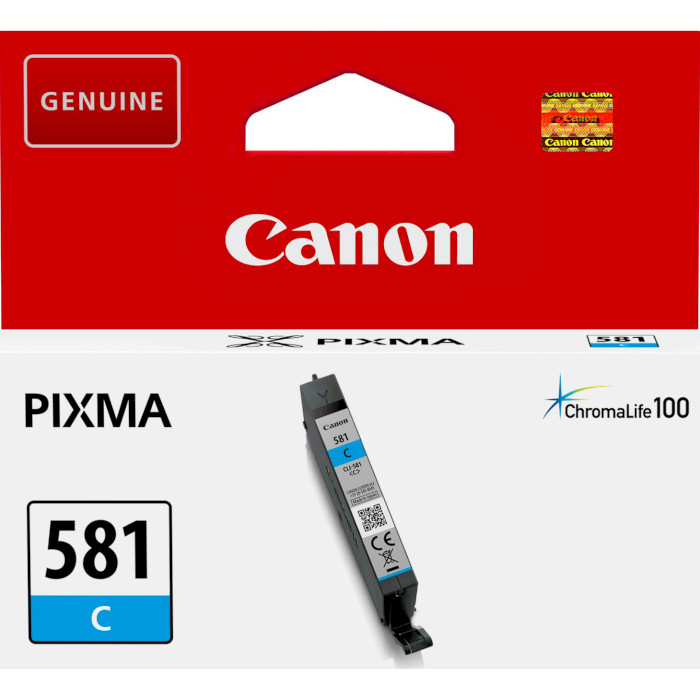 Картридж CANON CLI-581C Cyan (2103C001)