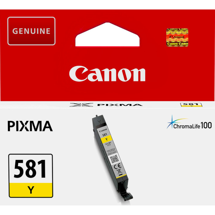 Картридж CANON CLI-581Y Yellow (2105C001)