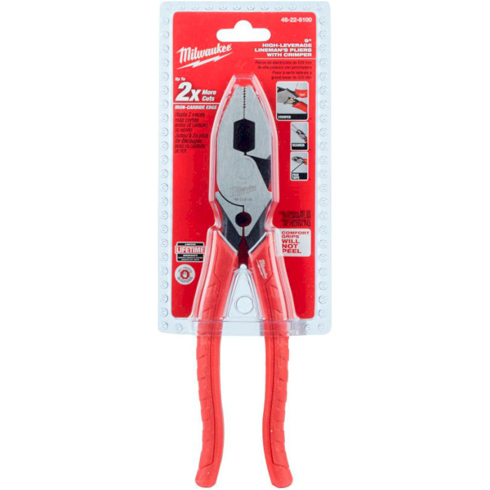 Плоскогубцы MILWAUKEE Heavy Duty Lineman's Pliers 250мм (48226100)