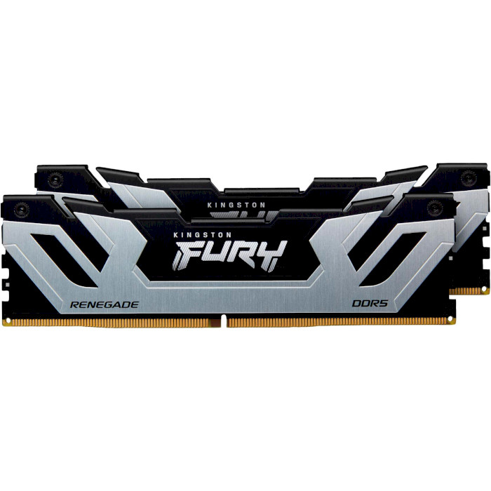 Модуль пам'яті KINGSTON FURY Renegade Black/Silver CUDIMM DDR5 8400MHz 48GB Kit 2x24GB (KF584CU40RSK2-48)