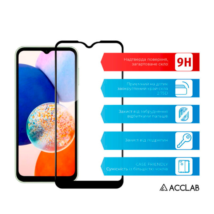 Захисне скло ACCLAB Black для Galaxy A15