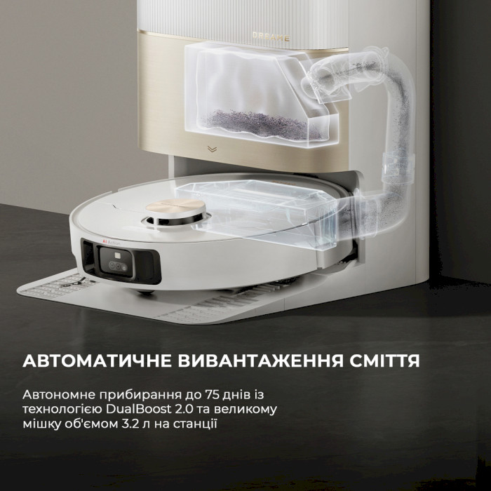 Робот-пылесос DREAME X40 Ultra Complete White (RLX63CE-2-WH)