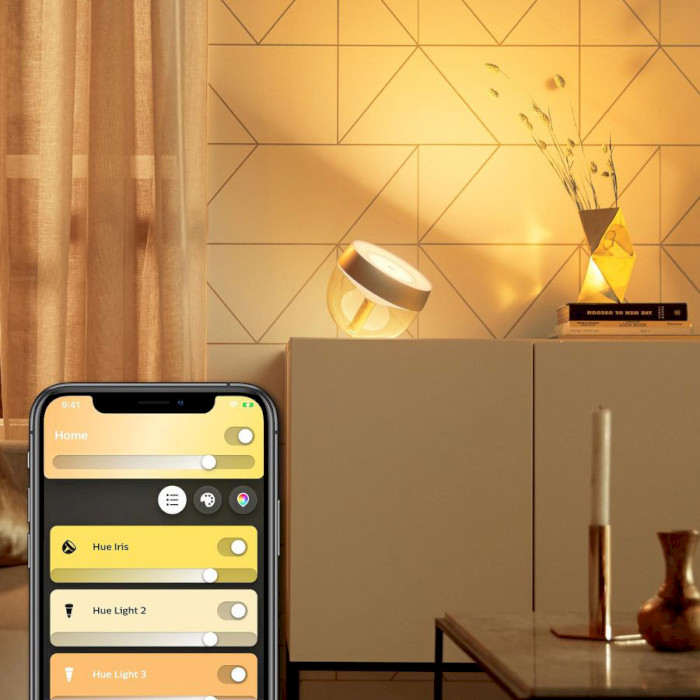 Декоративний світильник PHILIPS HUE Iris Gold (929002376401)