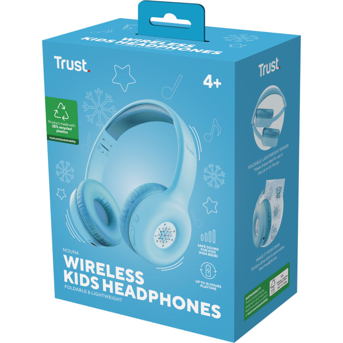 Наушники TRUST Nouna Kids Wireless Blue (25275)