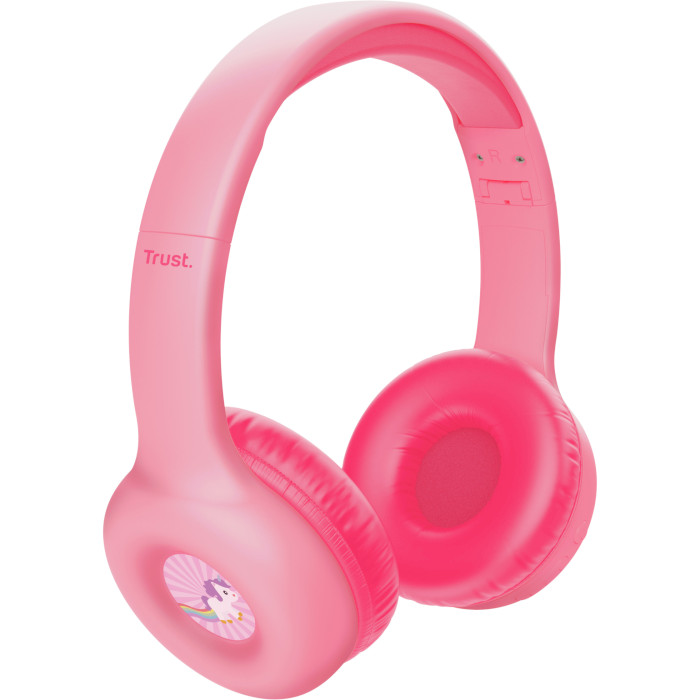 Наушники TRUST Nouna Kids Wireless Pink (25274)