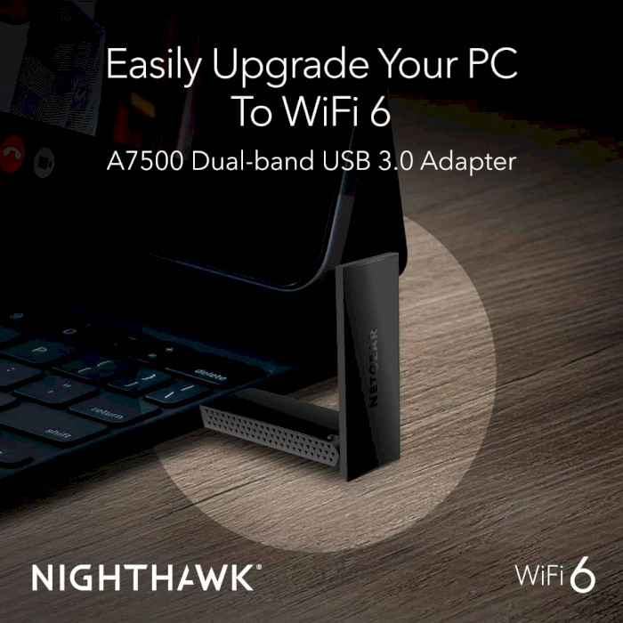 Wi-Fi адаптер NETGEAR A7500 Nighthawk AX1800 (A7500-100PES)