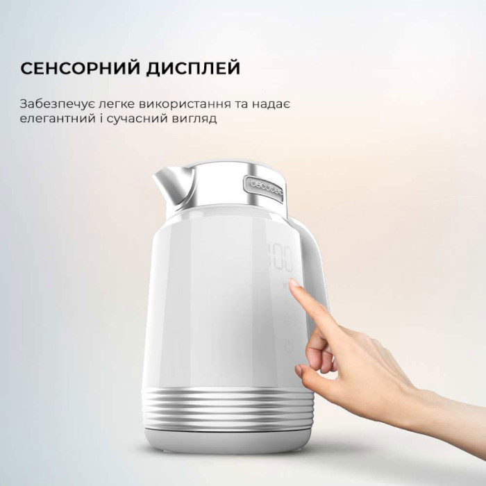 Електрочайник CECOTEC ThermoSense 600 Touch White (CCTC-01749)