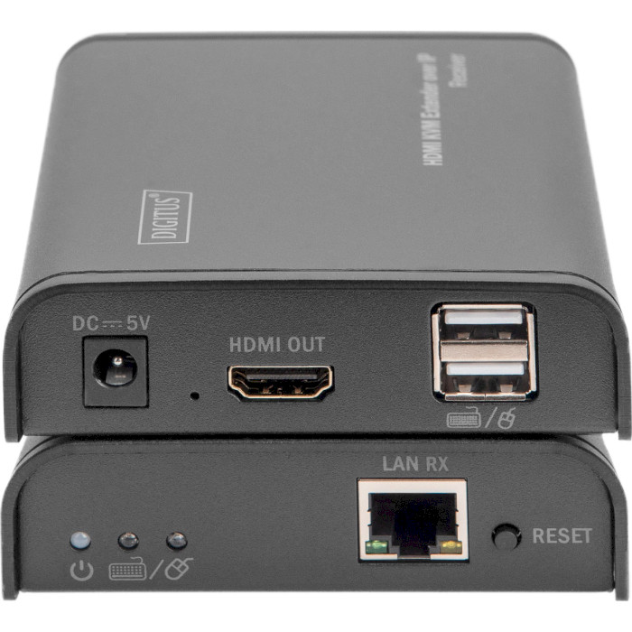 KVM-подовжувач DIGITUS HDMI KVM IP Extender Set (DS-55202)