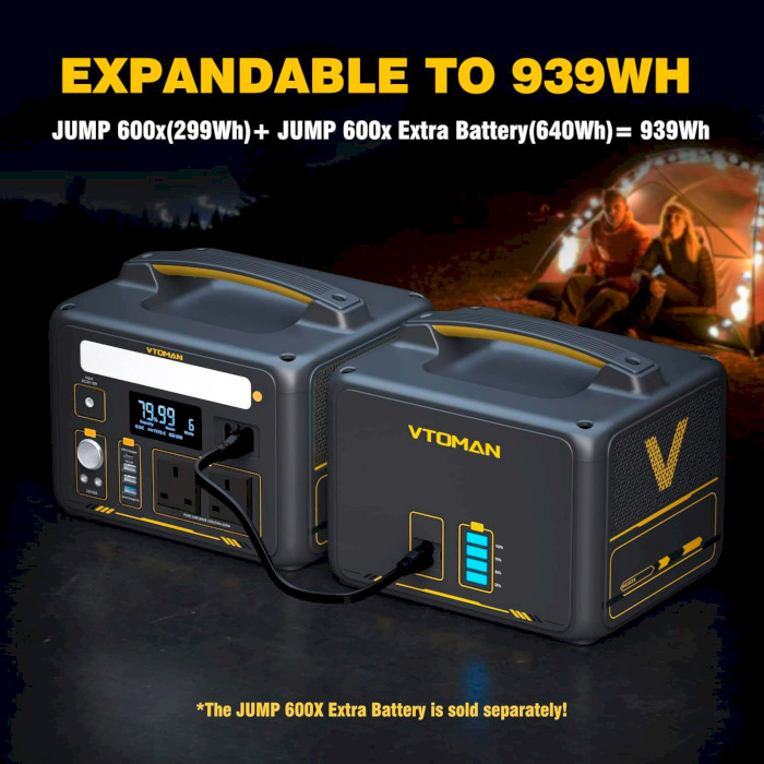 Дополнительная батарея для зарядной станции VTOMAN Jump 600X Extra Battery