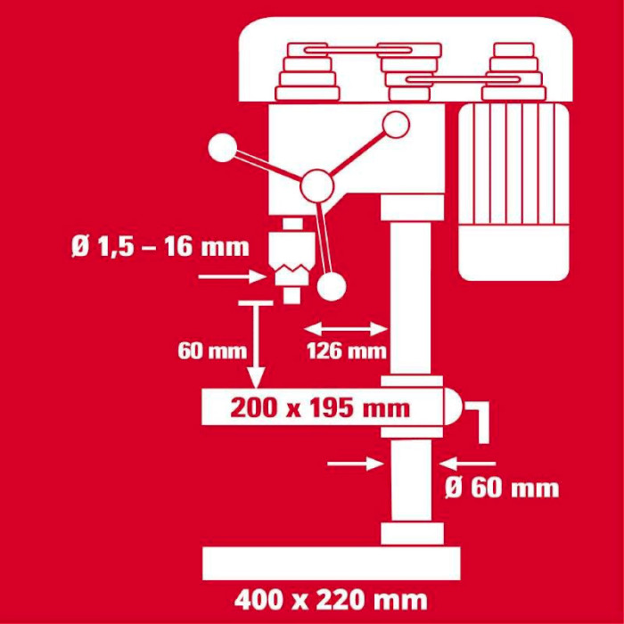 Станок сверлильный EINHELL TC-BD 630/1 (4520597)