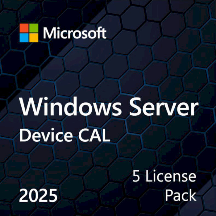 Операционная система MICROSOFT Windows Server 2025 CAL 5 Device 64-bit EN (EP2-25243)