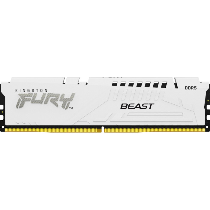 Модуль пам'яті KINGSTON FURY Beast EXPO White DDR5 6000MHz 32GB Kit 2x16GB (KF560C36BWE2K2-32)