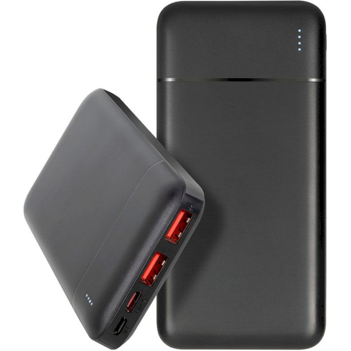 Повербанк RIVACASE Rivapower VA2101 QC/PD 20W 10000mAh Black