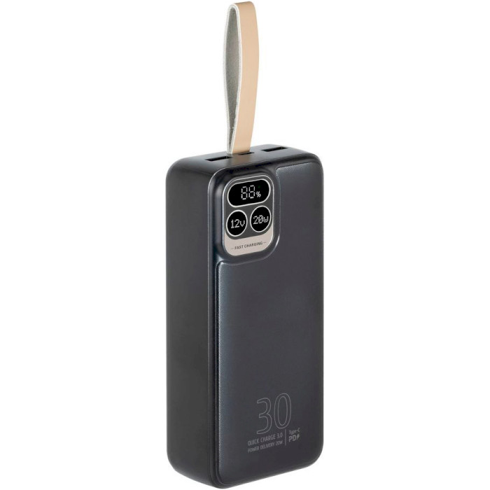 Повербанк RIVACASE Rivapower VA2585 QC/PD 20W 30000mAh Black