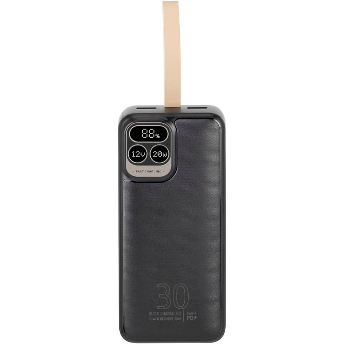 Повербанк RIVACASE Rivapower VA2585 QC/PD 20W 30000mAh Black