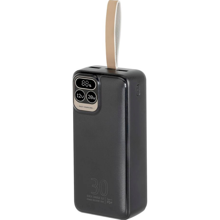 Повербанк RIVACASE Rivapower VA2585 QC/PD 20W 30000mAh Black