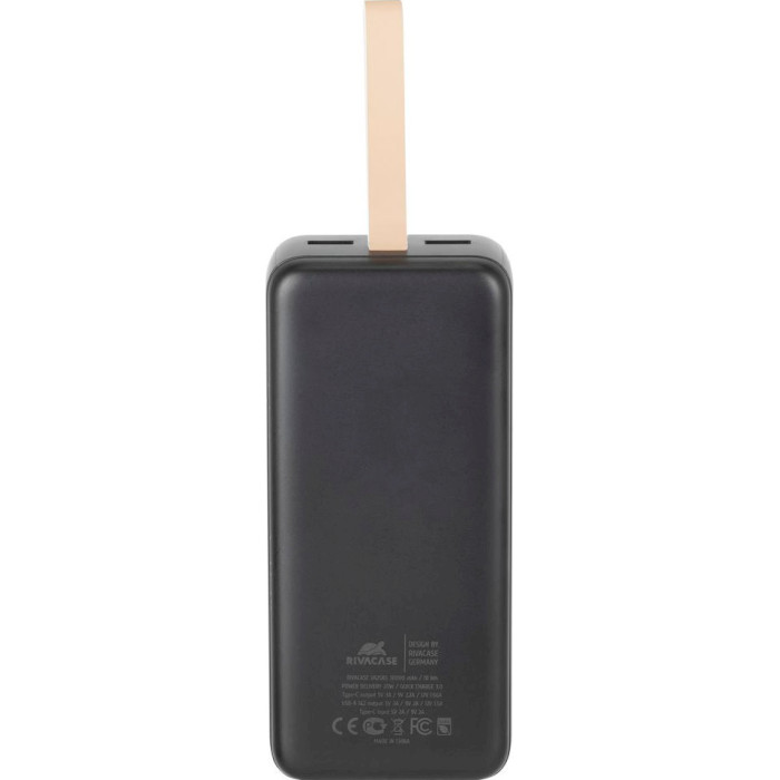 Повербанк RIVACASE Rivapower VA2585 QC/PD 20W 30000mAh Black