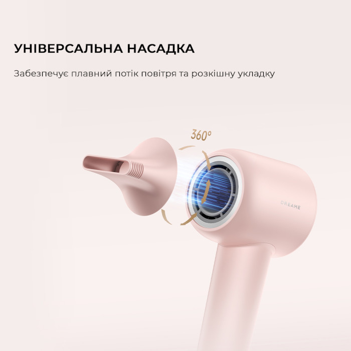 Фен DREAME Hair Dryer Gleam Pink (AHD12A-PK)