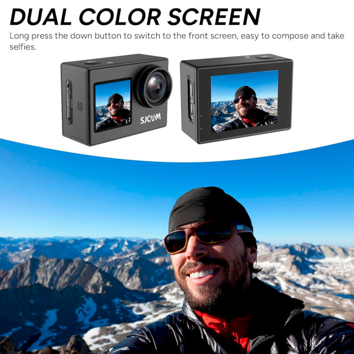 Экшн-камера SJCAM SJ4000 Dual Screen Black