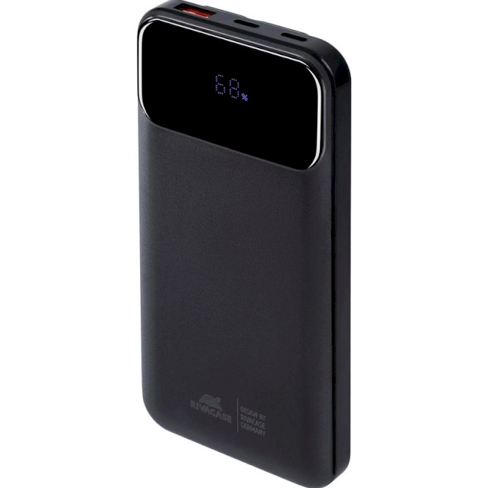 Повербанк RIVACASE Rivapower VA2211 QC/PD 22.5W 10000mAh Black