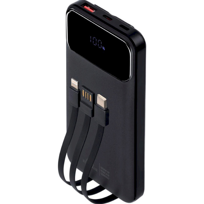 Повербанк RIVACASE Rivapower VA2211 QC/PD 22.5W 10000mAh Black