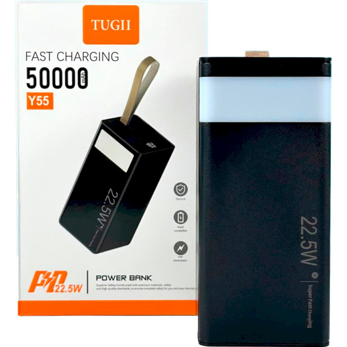 Повербанк WUW TUGII-Y55 50000mAh Black