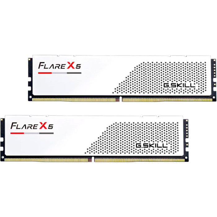 Модуль памяти G.SKILL Flare X5 Matte White DDR5 6400MHz 32GB Kit 2x16GB (F5-6400J3240G16GX2-FX5W)