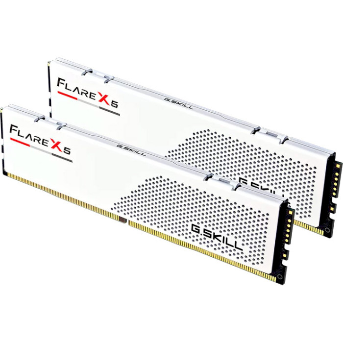 Модуль памяти G.SKILL Flare X5 Matte White DDR5 6400MHz 32GB Kit 2x16GB (F5-6400J3240G16GX2-FX5W)