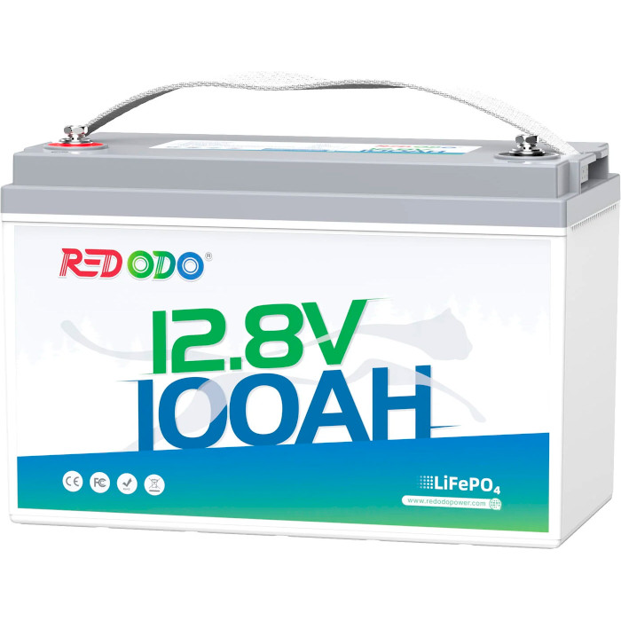 Акумуляторна батарея REDODO LiFePO4 12V 100Ah (12.8В, 100Агод, 4S4P/BMS)