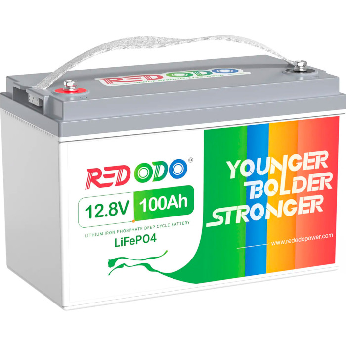 Акумуляторна батарея REDODO LiFePO4 12V 100Ah (12.8В, 100Агод, 4S4P/BMS)