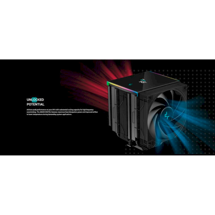 Кулер для процесора DEEPCOOL AK620 Digital Pro (R-AK620-BKAPMN-G)