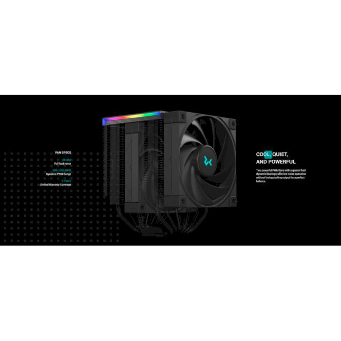 Кулер для процесора DEEPCOOL AK620 Digital Pro (R-AK620-BKAPMN-G)