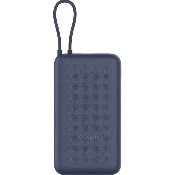 Повербанк XIAOMI Power Bank with Integrated Type-C Cable 33W 20000mAh Blue (BHR8975GL)