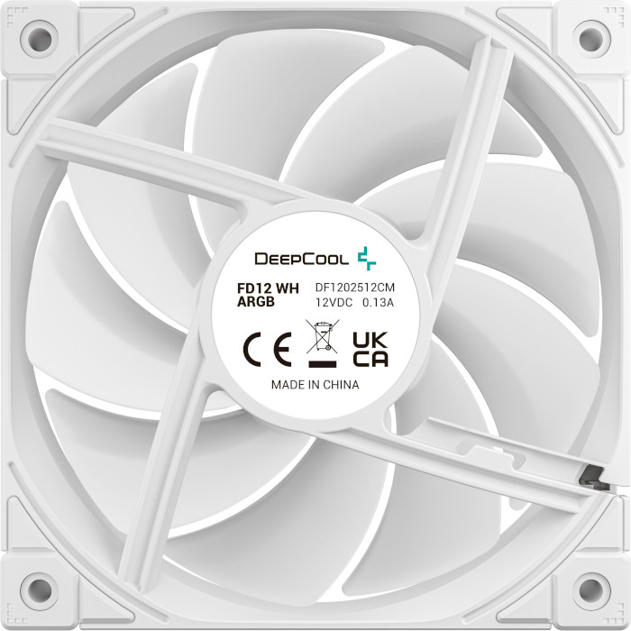 Вентилятор DEEPCOOL FD12 ARGB White (R-FD12-WHAPN1-G)