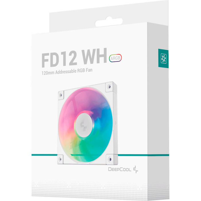 Вентилятор DEEPCOOL FD12 ARGB White (R-FD12-WHAPN1-G)