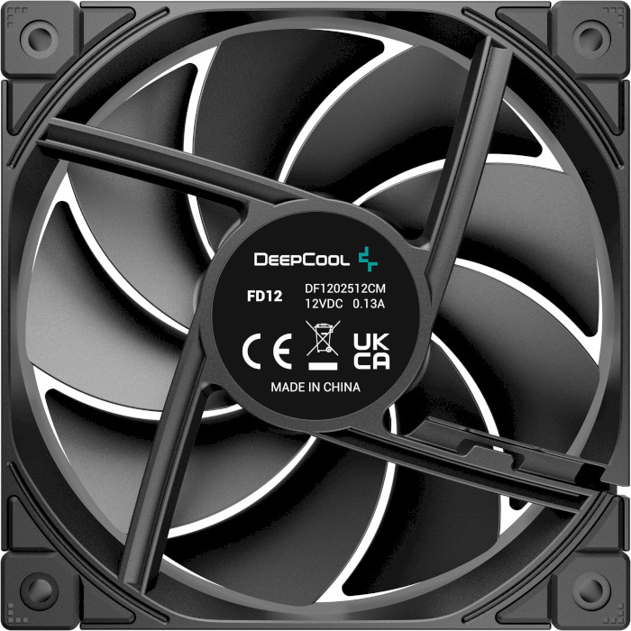 Вентилятор DEEPCOOL FD12 Black (R-FD12-BKNPN1-G)