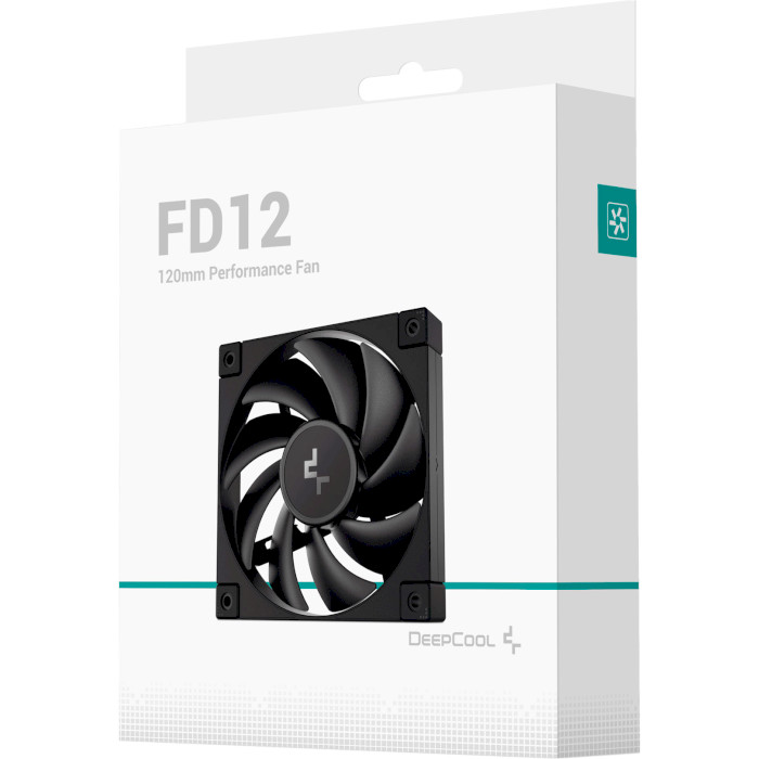 Вентилятор DEEPCOOL FD12 Black (R-FD12-BKNPN1-G)