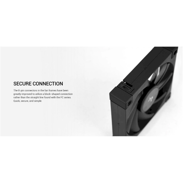 Вентилятор DEEPCOOL FD12 Black (R-FD12-BKNPN1-G)