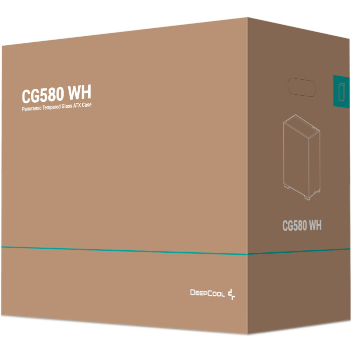 Корпус DEEPCOOL CG580 White (R-CG580-WHNDA0-G-1)