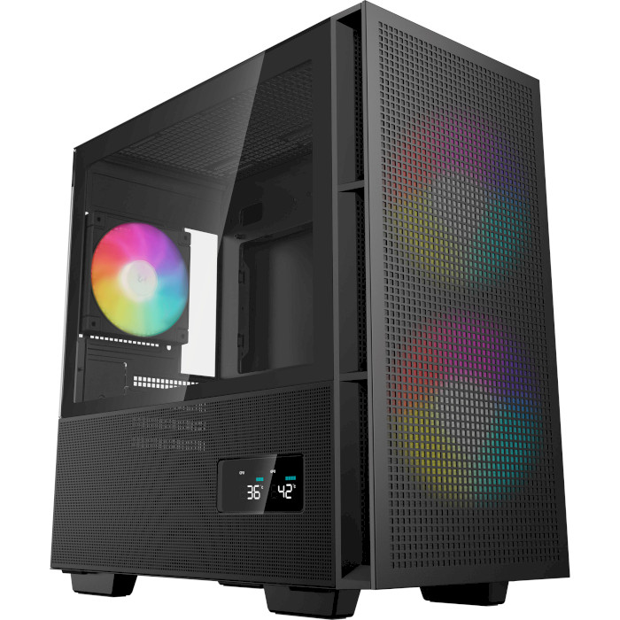 Корпус DEEPCOOL CH360 Digital Black (R-CH360-BKAPE3D-G-1)