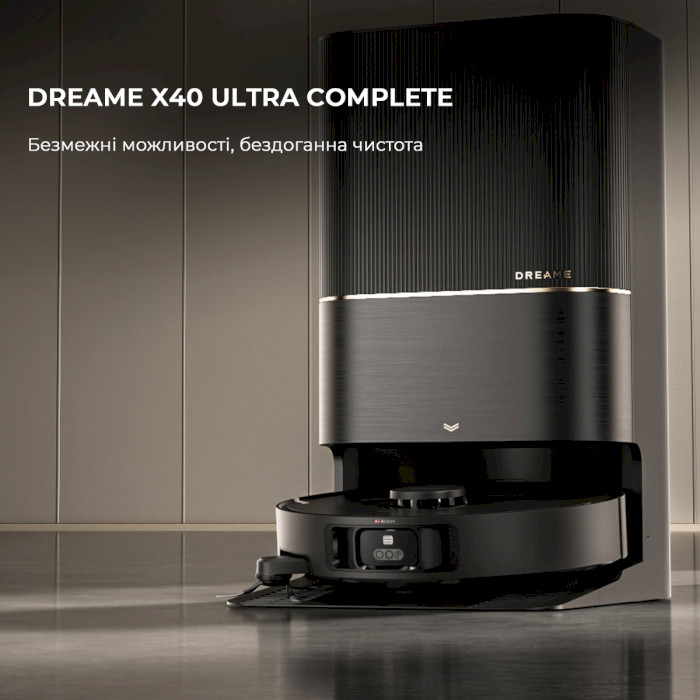 Робот-пылесос DREAME X40 Ultra Complete Black (RLX63CE-2-BL)