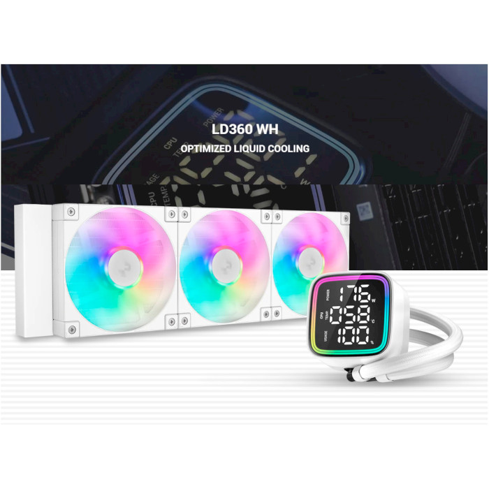 Система водяного охлаждения DEEPCOOL LD360 White (R-LD360-WHDMMN-G-1)