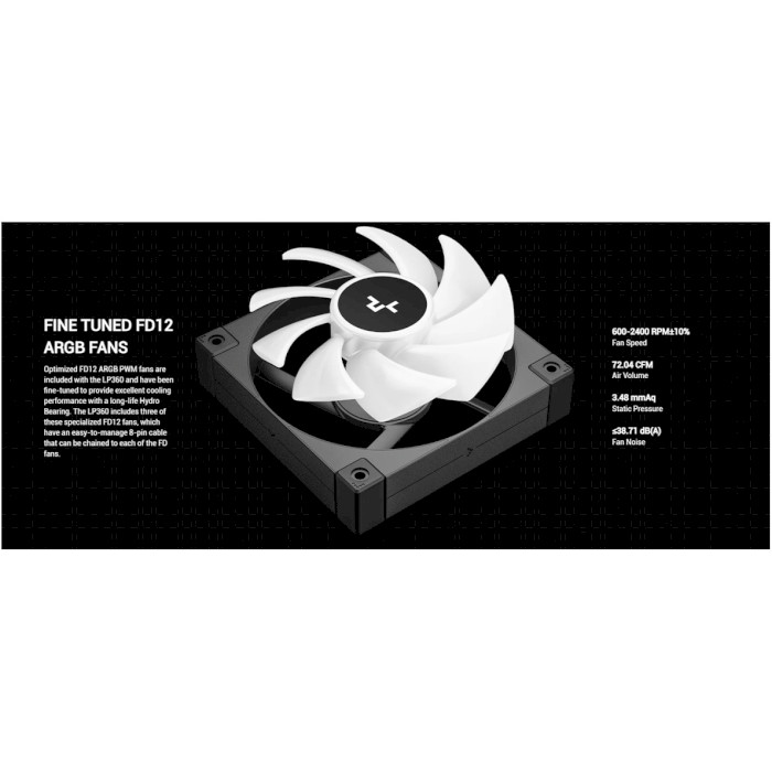 Система водяного охолодження DEEPCOOL LP360 Black (R-LP360-BKMSNC-G-1)