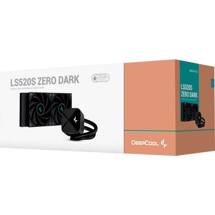 Система водяного охолодження DEEPCOOL LS520S Zero Dark (R-LS520-BKNNMM-G-1)