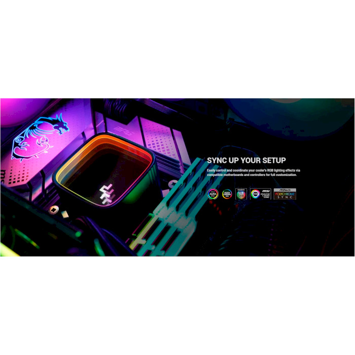 Система водяного охолодження DEEPCOOL LS720 SE Black (R-LS720-BKAMMM-G-1)