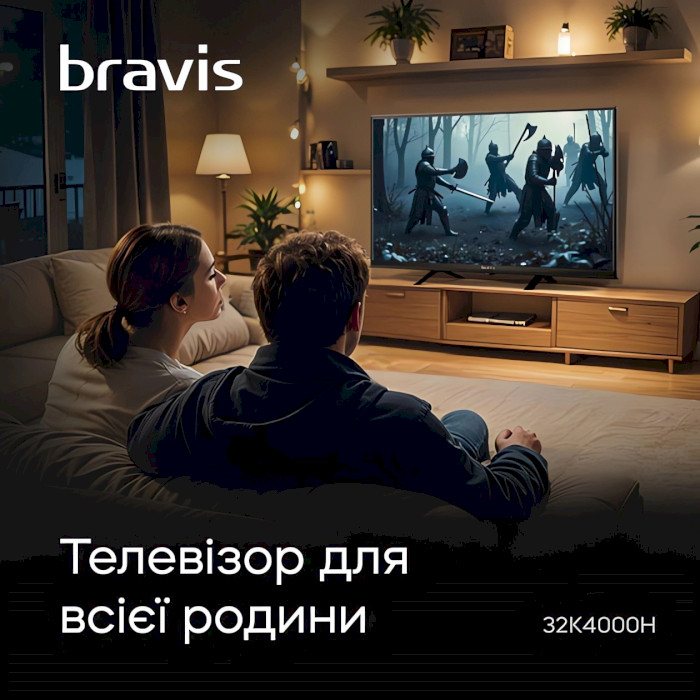 Телевізор BRAVIS 32" LED 32K4000H